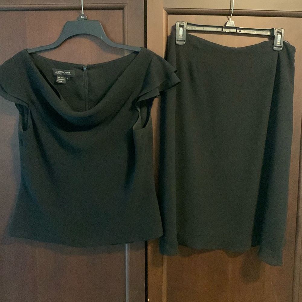 2 piece little black dress.
